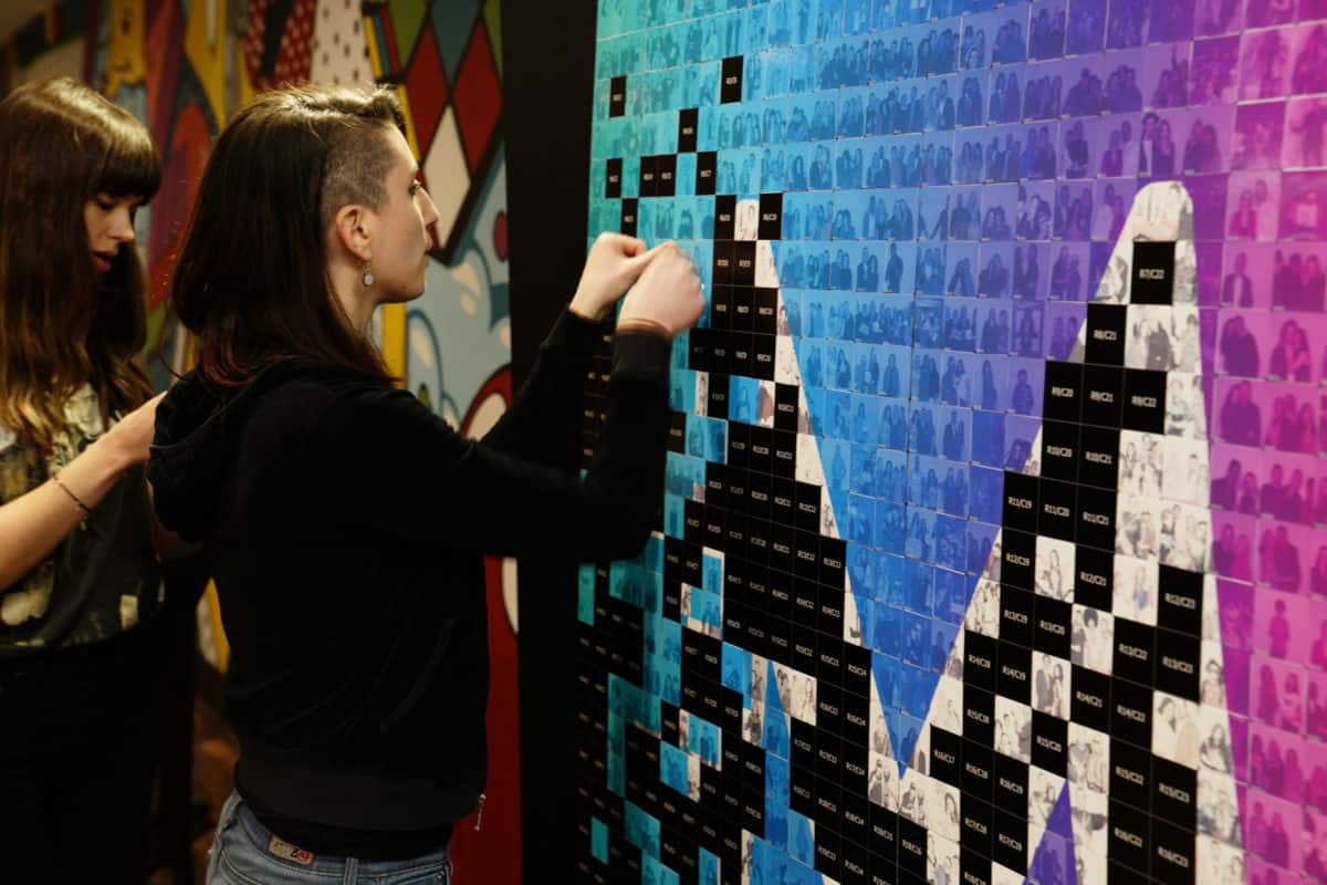 Photo Mosaic Wall Hire