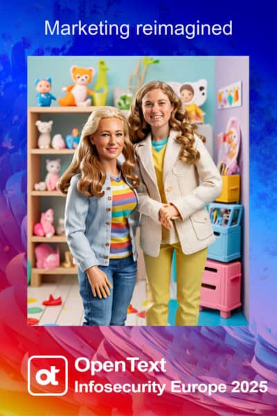 Two women in a group AI photo