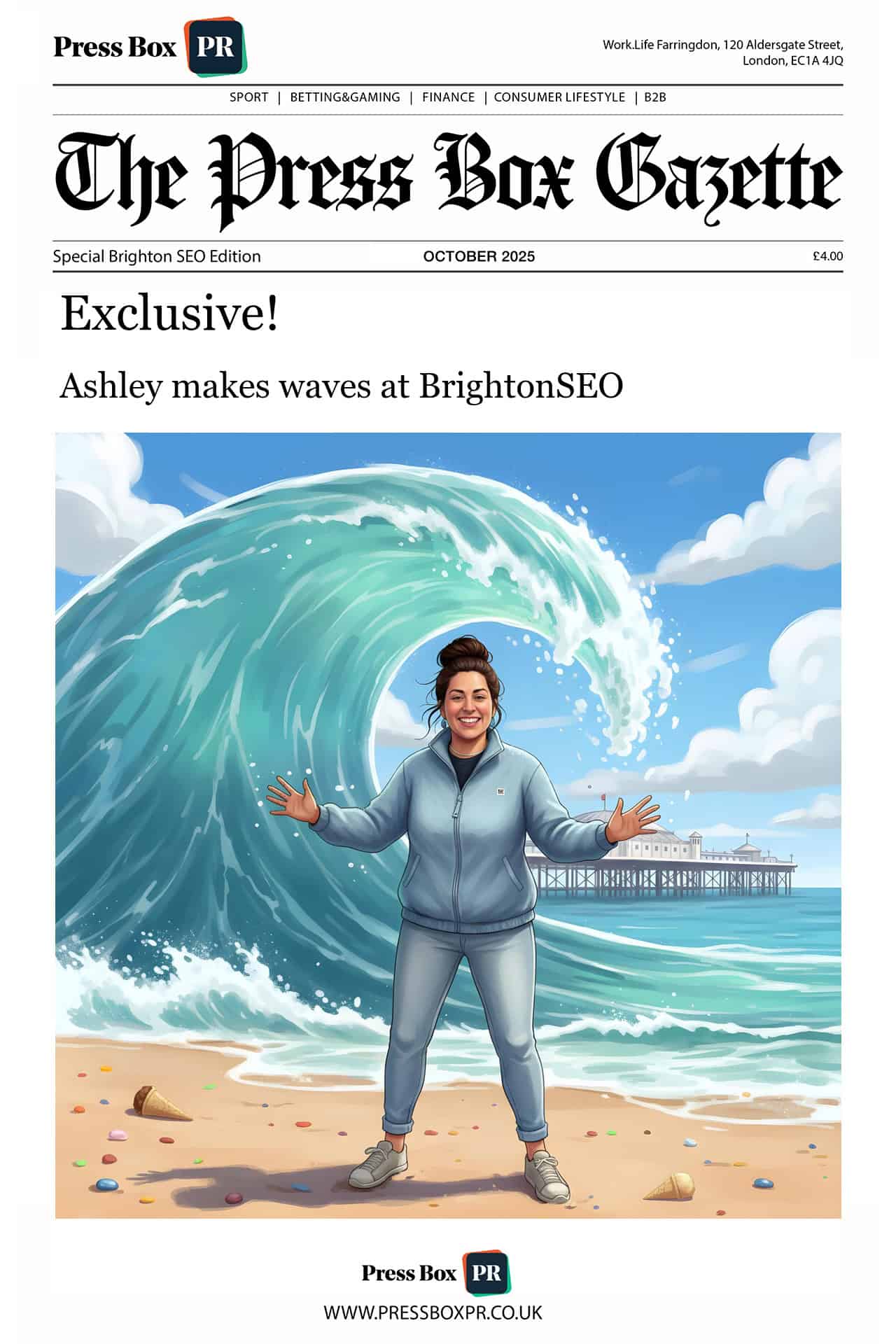 ai photobooth photo - brighton waves