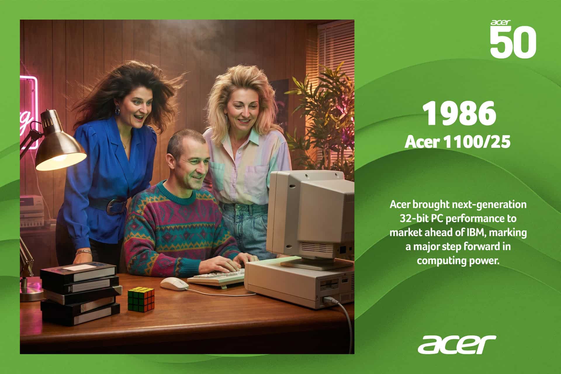AI Photo - 1986 Acer 1100/25 release.