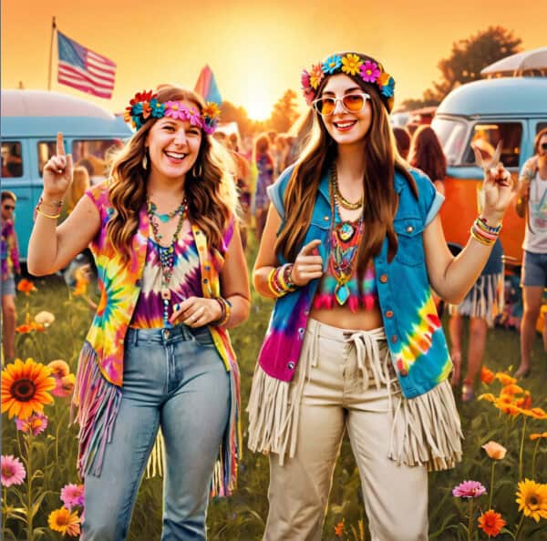 ai photobooth output - hippies