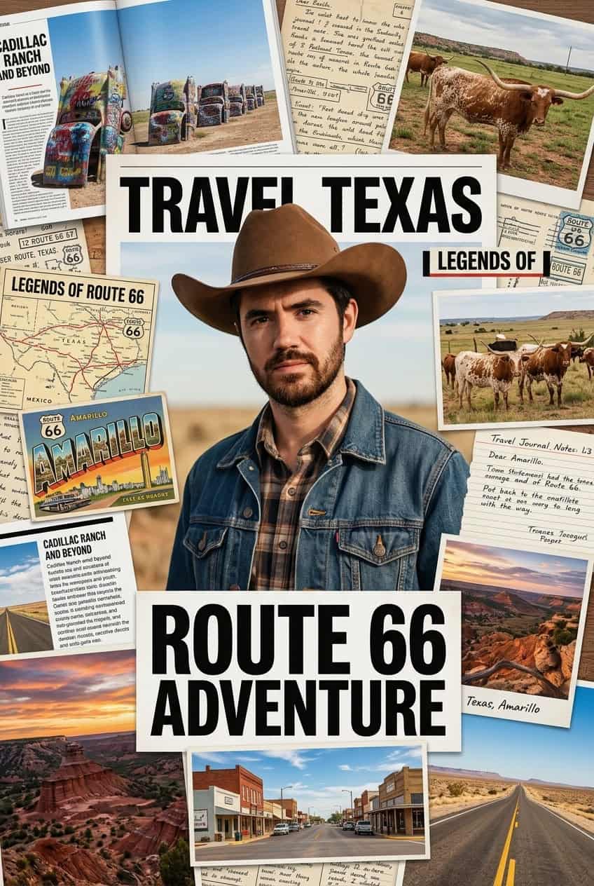 Route 66 - Travel Texas AI Photobooth montage