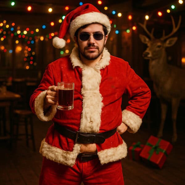 Bad Santa Claus - ai photo booth rental