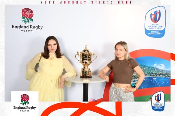 Photo instantly printed at an event