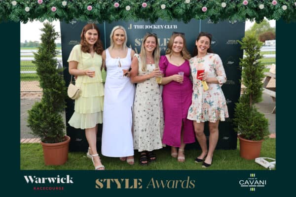 Warwick Racecourse - Group photo Photo instantly printed out and sent by text message