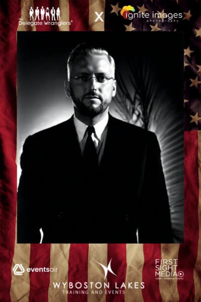 Event logos are visible at the top and bottom of the image, highlighting AI Photo Experiences at Events UK.